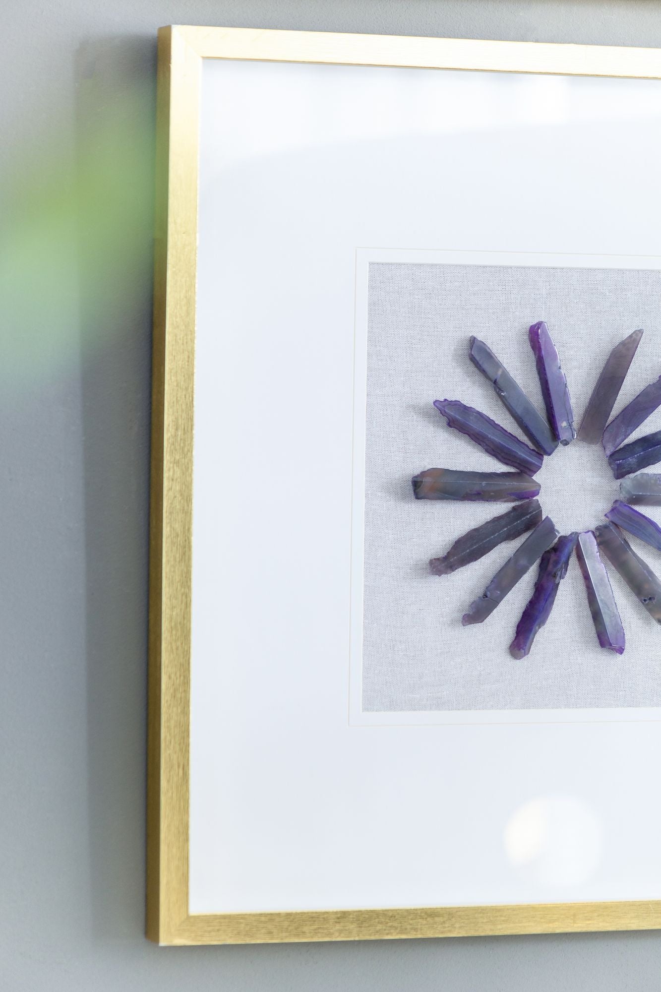 23.5' x 23.5" Grace Purple Agate Shadow Boxes Wall Art, Set of 2 image 17