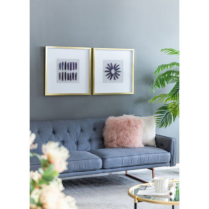23.5' x 23.5" Grace Purple Agate Shadow Boxes Wall Art, Set of 2 image 7