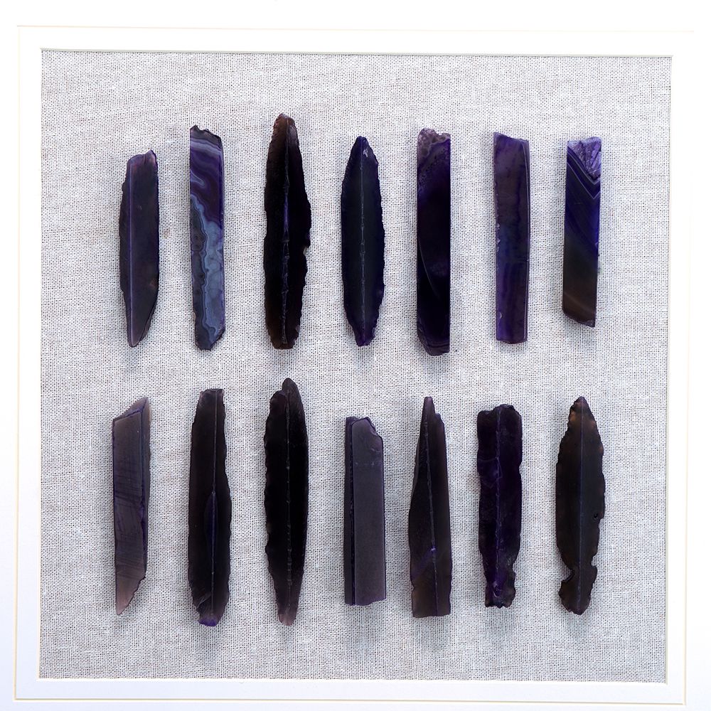 23.5' x 23.5" Grace Purple Agate Shadow Boxes Wall Art, Set of 2 image 15
