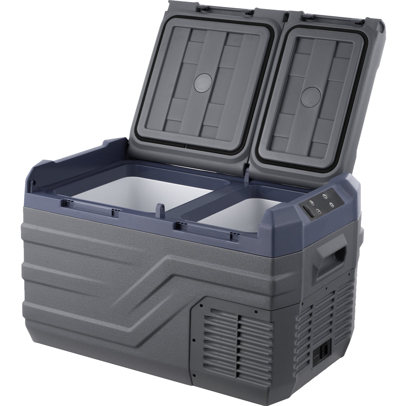 Car Refrigerator, 12 Volt Car Refrigerator Fridge, 25 L Dual Zone Portable Freezer, -4℉-68℉ Adjustable Range, 12/24V DC and 100-240V AC Compressor Cooler for Outdoor, Camping, RV image 1
