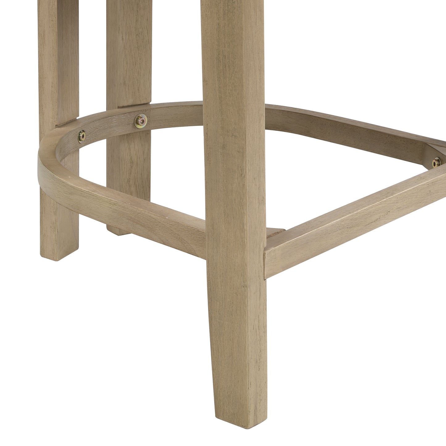 26" Counter Height Bar Stool, Upholstered Counter Stools (Set of 2)-Light Ash+beige image 6