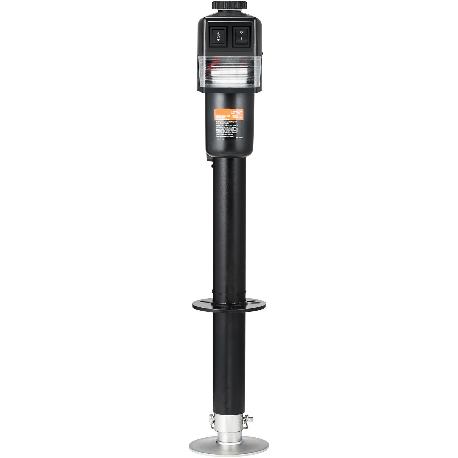 Electric Trailer Jack, Power Tongue Jack Weight Capacity 3500 lbs, 9.84"-33.85" Electric Tongue Jack with Waterproof Cover for Lifting RV Trailer, Horse Trailer, Utility Trailer, Yacht Trailer image 9