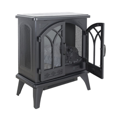 24 inch 3D Flame Electric Infrared Quartz Fireplace Stove with remote control image 8