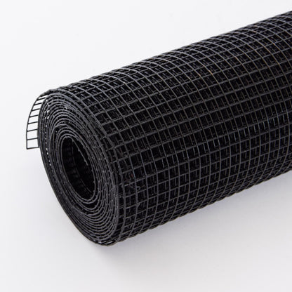 24 inch×50 ft Black Vinyl Coated Hardware Cloth, 21 Gauge 1/4 inch Black PVC Hardware Cloth, Black Welded Wire Fence Sup image 9