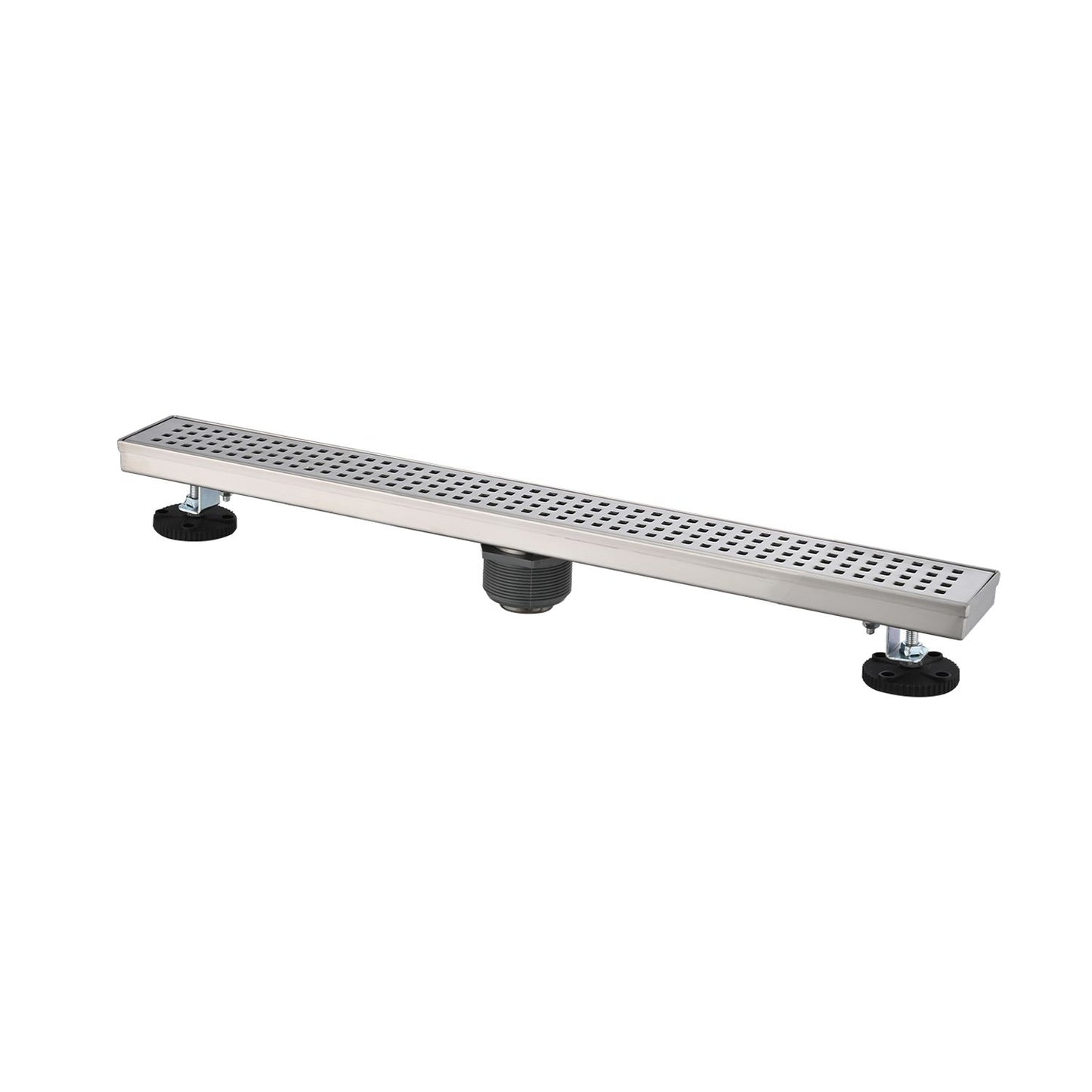24 Inches Linear Shower Drain, Included Hair Strainer and Leveling Feet image 1