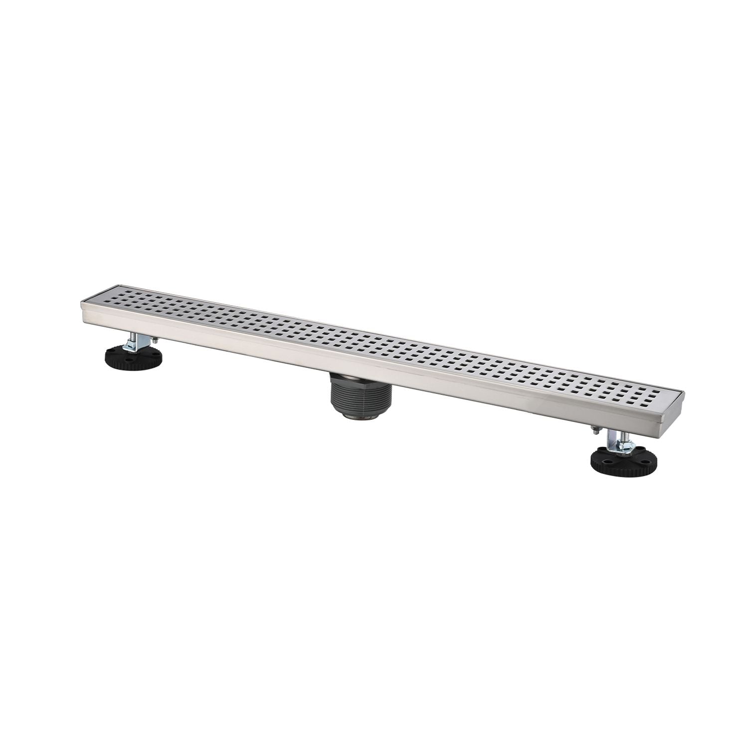 24 Inches Linear Shower Drain, Included Hair Strainer and Leveling Feet image 1