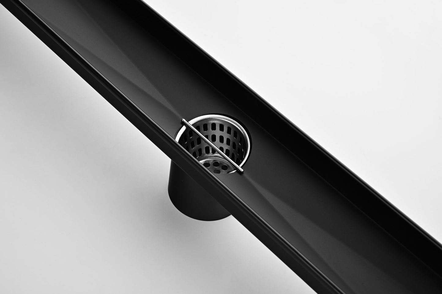 24 Inches Linear Shower Drain with Removable Cover, 304 Stainless Shower Drain Included Hair Strainer and Leveling Feet, image 16