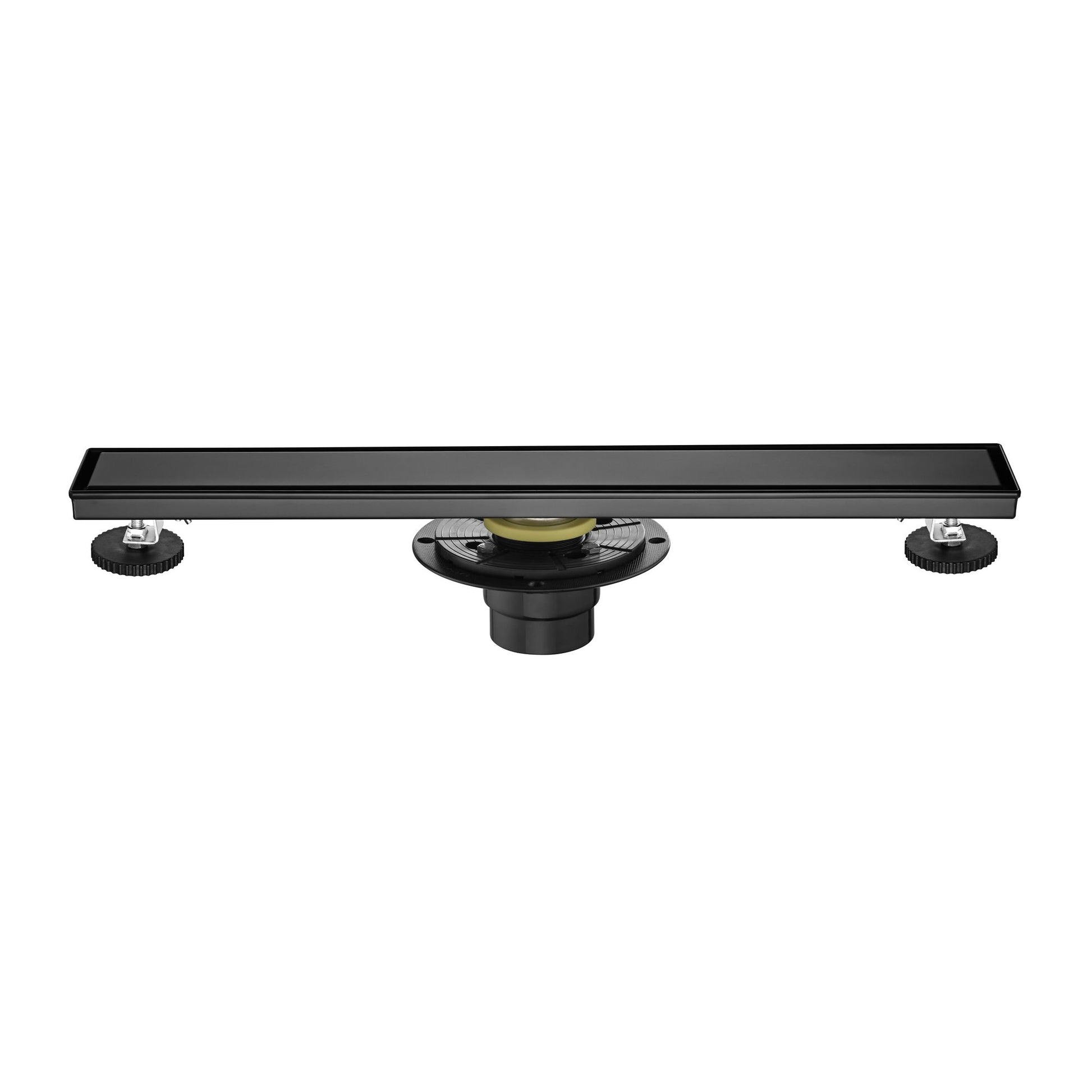 24 Inches Linear Shower Drain with Removable Cover, 304 Stainless Shower Drain Included Hair Strainer and Leveling Feet, image 19