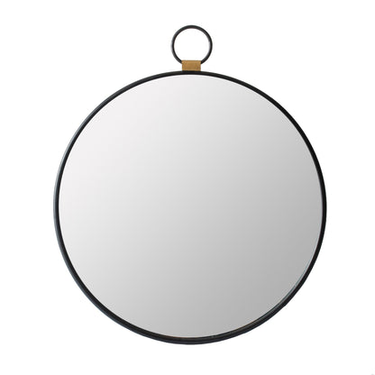 24x27 black frame mirror contemporary accent for bedroom decor