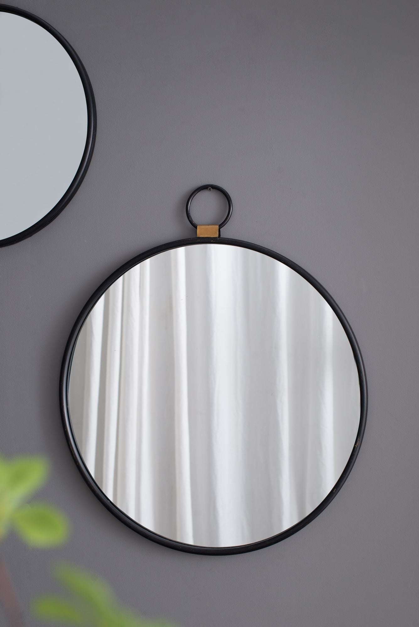 24x27 wall mirror black frame minimalist design for entryway foyer