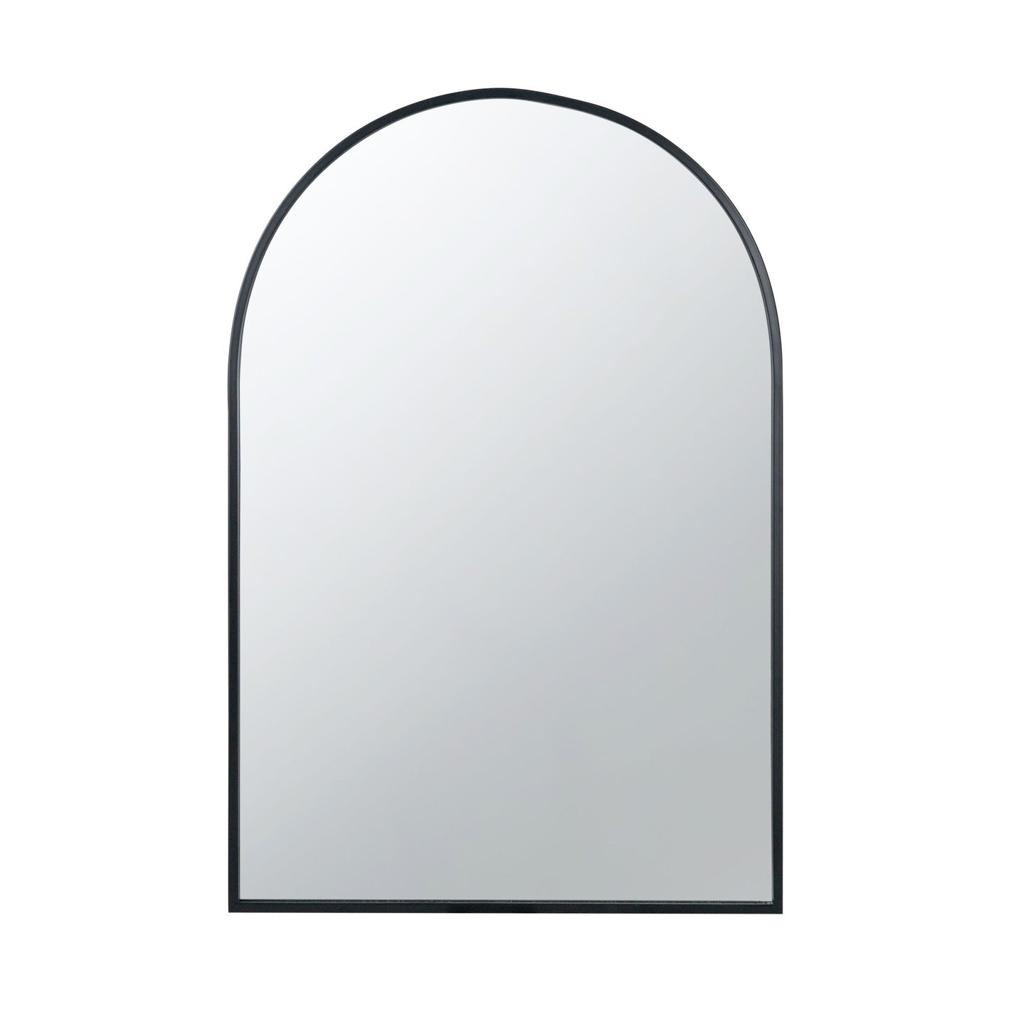 24" x 36" Black Arched Mirror with Metal Frame, Wall Mirror for Living Room Bedroom Entryway image 6