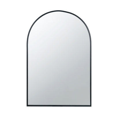 24" x 36" Black Arched Mirror with Metal Frame, Wall Mirror for Living Room Bedroom Entryway image 6