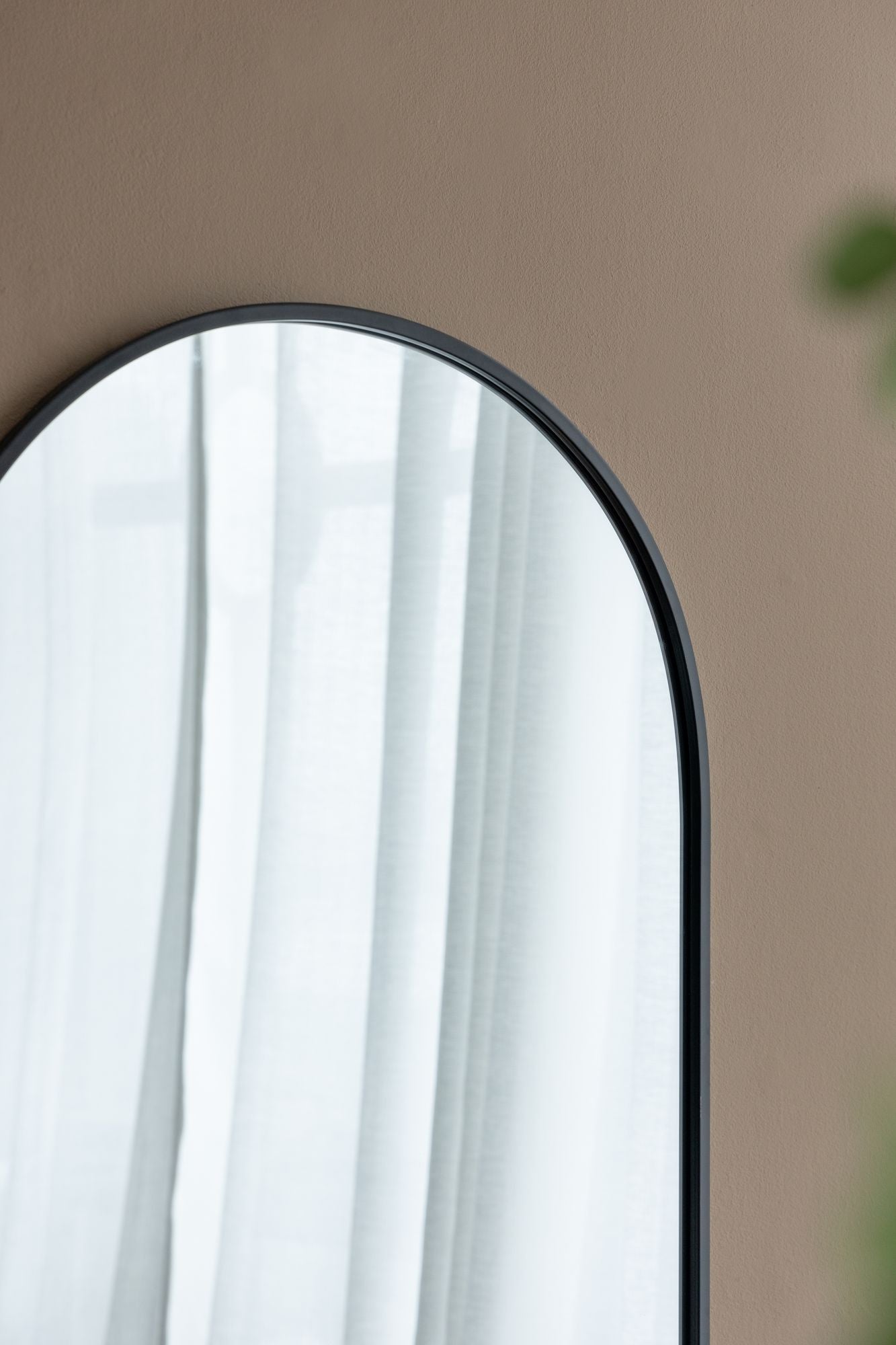 24" x 36" Black Arched Mirror with Metal Frame, Wall Mirror for Living Room Bedroom Entryway image 11