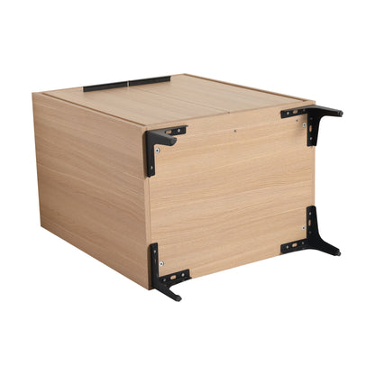 24''(23 7/16'') Bathroom Vanity without Top Sink, Modern Bathroom Storage Cabinet with 2 Soft Closing Doors, Single Sink image 19