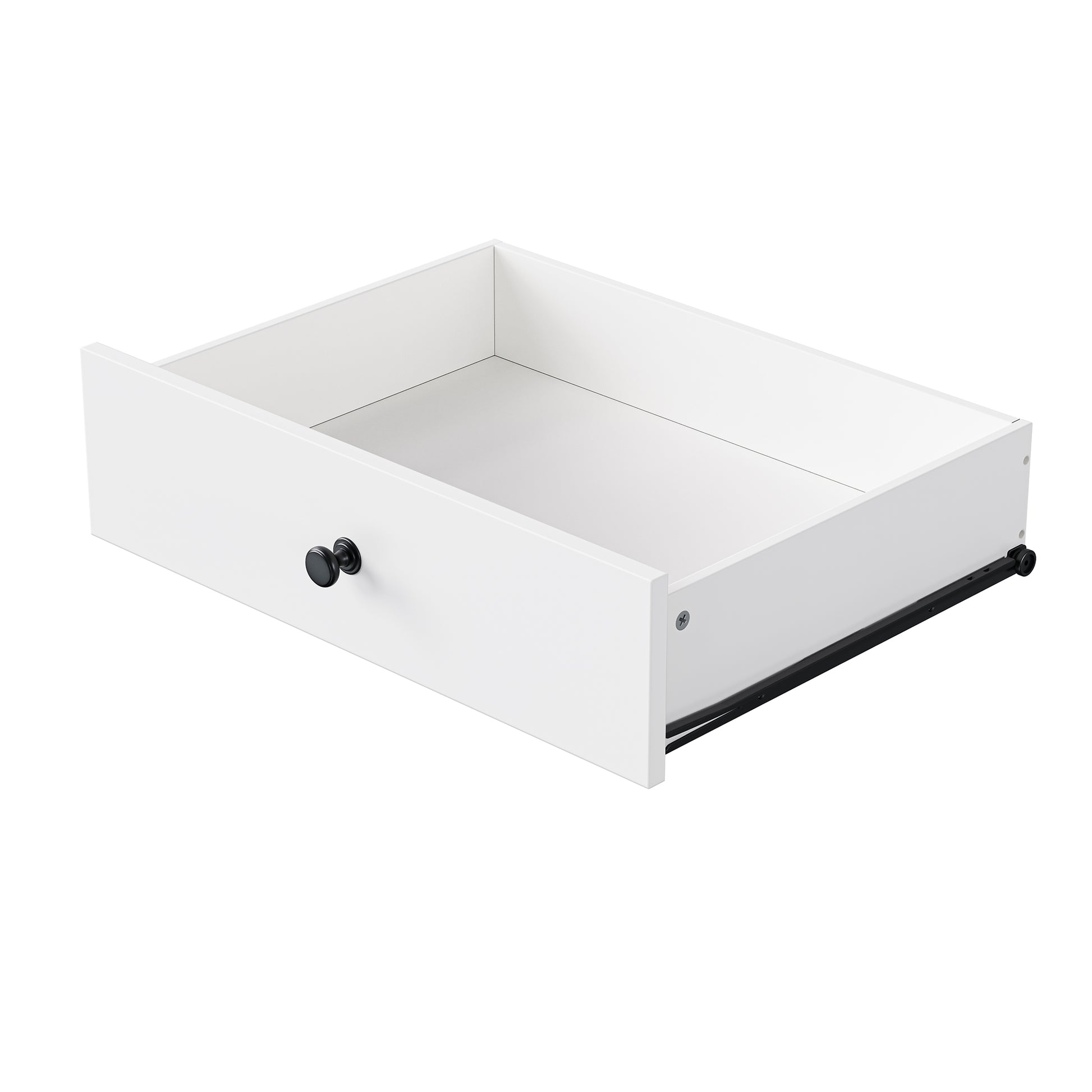 K&K 74.5 inch Kitchen Island with Extendable Dining Table, Rolling Kitchen Island on Wheels with Spice Rack and 2 Drawers, 4 Door Cabinet, for Kitchen, Dining Room, White (One Package) image 9