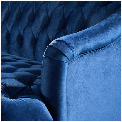 Comfy 3-Seat Sofa with Curved Wooden Legs, Perfect for Living Room and Study image 9