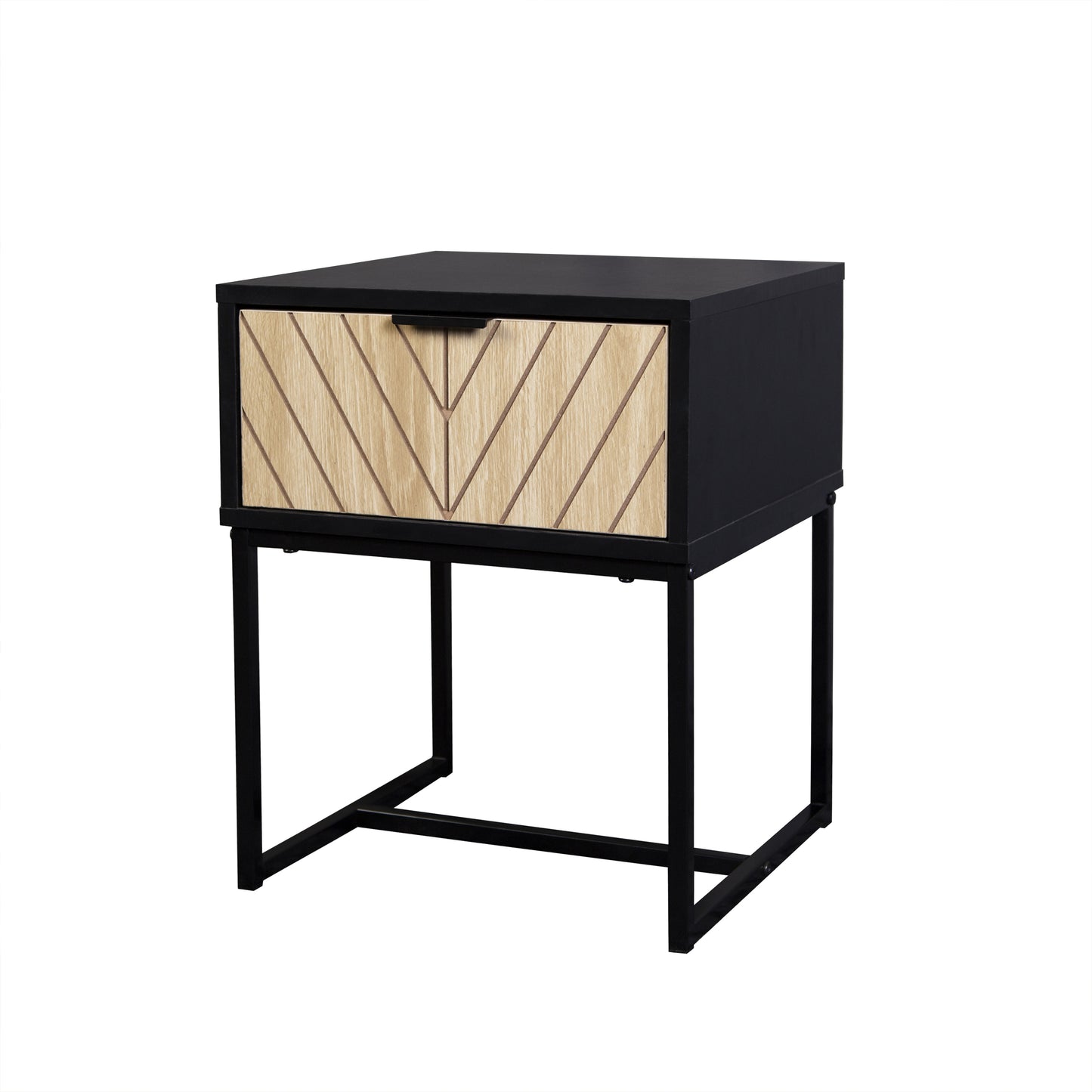 Modern Entryway Console Table with Storage Drawer, Compact Side Accent Table, Black Finish Wooden Drawer Narrow Space Saving Sofa Table for Hallway Living Room image 5