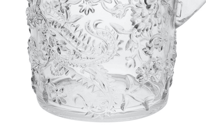 2.5 Quarts Water Pitcher with Lid, Paisley Unbreakable Plastic Pitcher, Drink Pitcher, Juice Pitcher with Spout BPA Free image 5