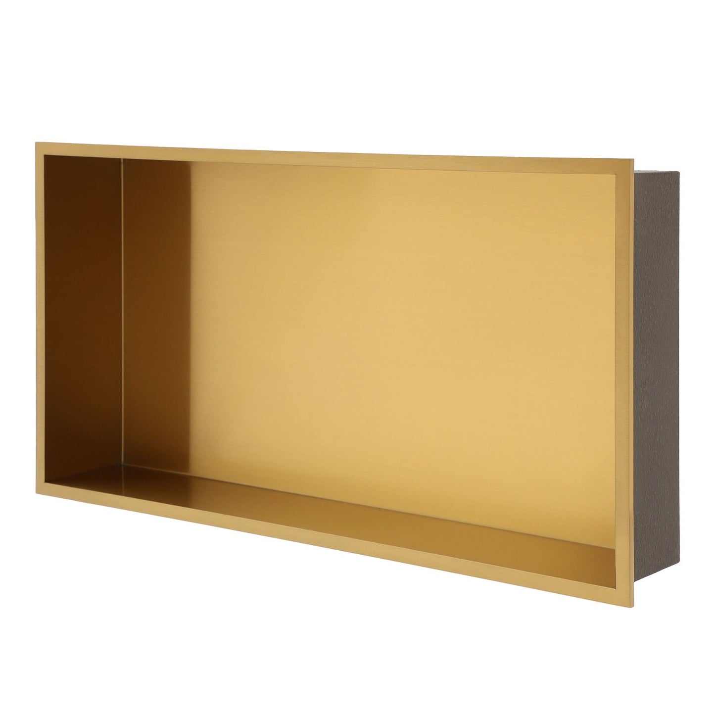 25" x 13" Stainless Steel Shower Niche, Gold image 9