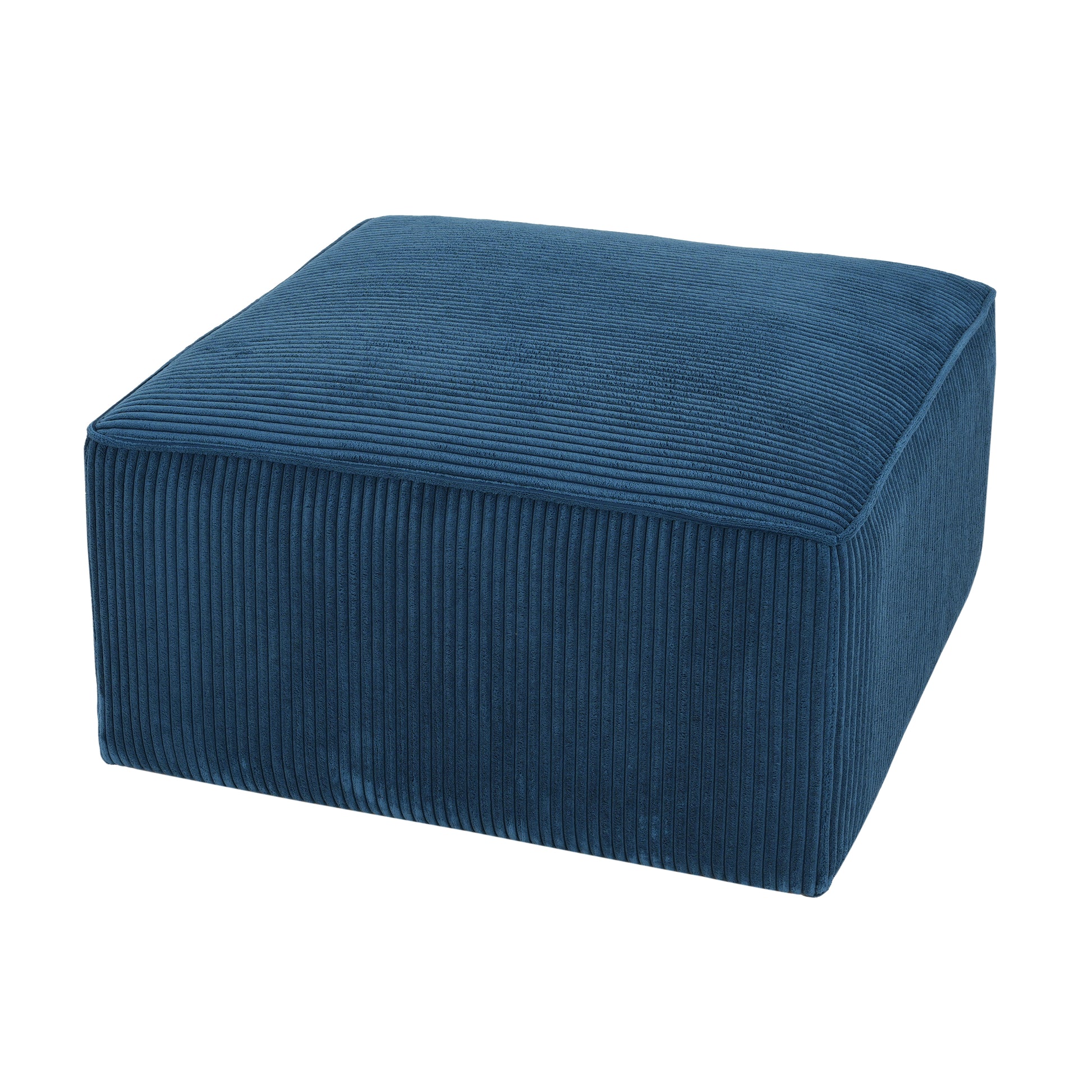 Upholstered Square Ottoman, Blue (old sku N757P180768N) image 5