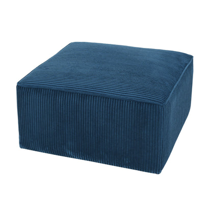 Upholstered Square Ottoman, Blue (old sku N757P180768N) image 5