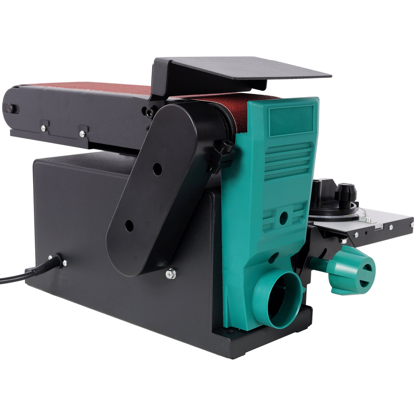 Benchtop Belt and Disc Sander,120V/60Hz,4x36 in. Belt & 6 in. Disc Sander, Green color image 6