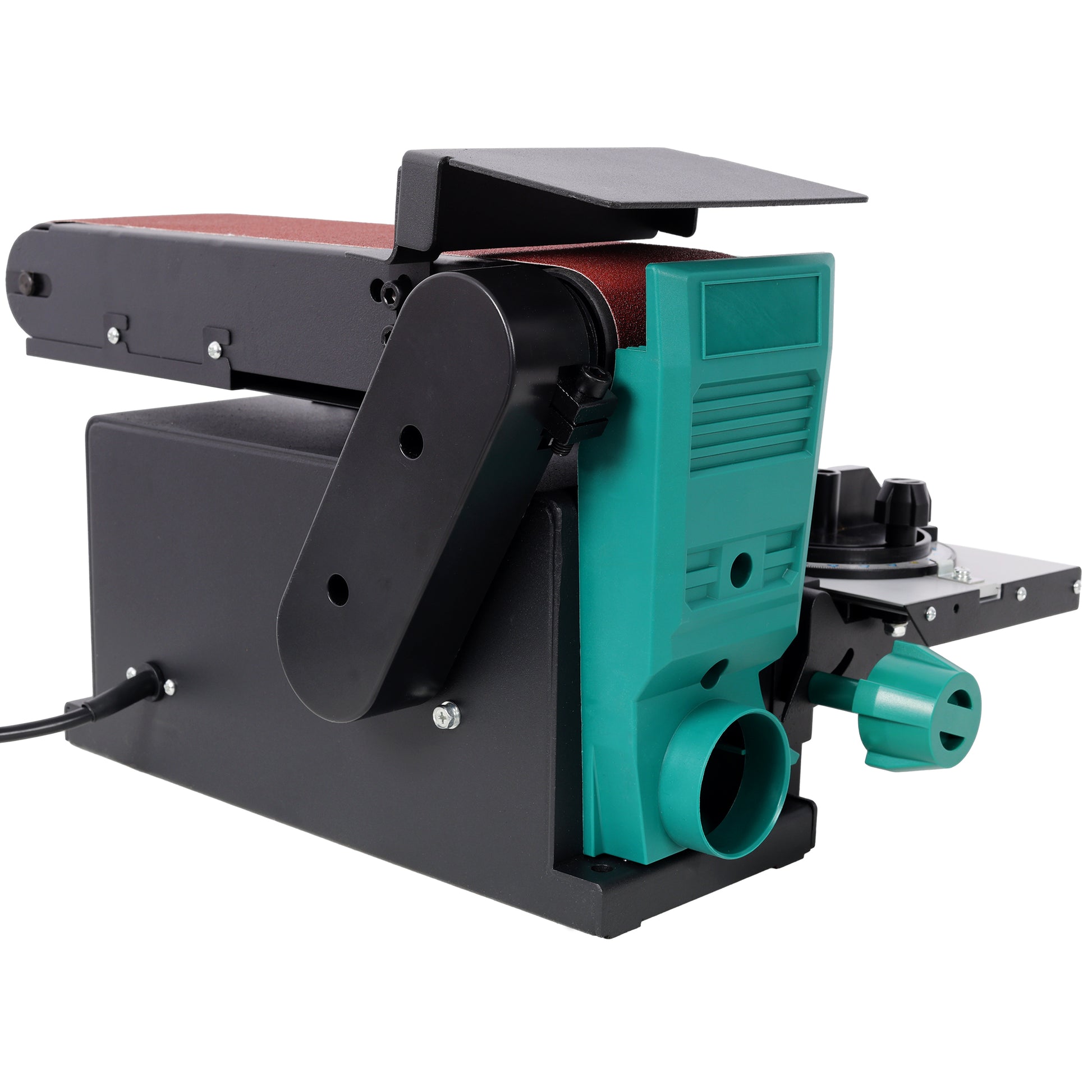 Benchtop Belt and Disc Sander,120V/60Hz,4x36 in. Belt & 6 in. Disc Sander, Green color image 6