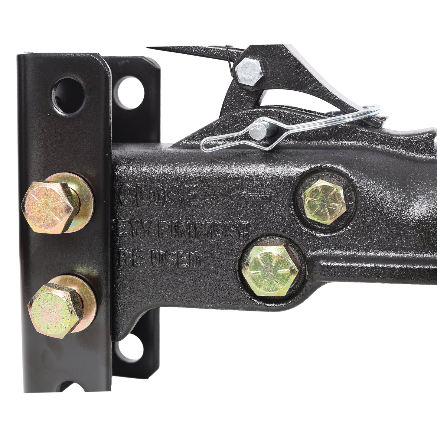 2-5/16 Inch Channel Mount Trailer Coupler, 15000 LBS Heavy Duty Hitch Ball Coupler with 3-Position Adjustable Channel Bracket & Complete Fasteners image 6