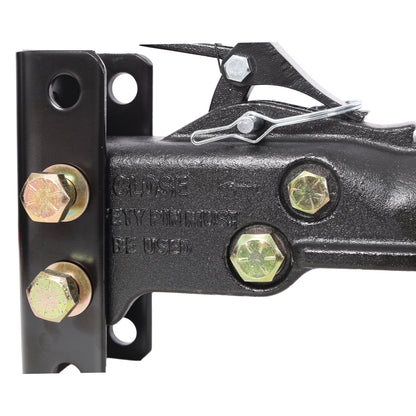 2-5/16 Inch Channel Mount Trailer Coupler, 15000 LBS Heavy Duty Hitch Ball Coupler with 3-Position Adjustable Channel Bracket & Complete Fasteners image 6