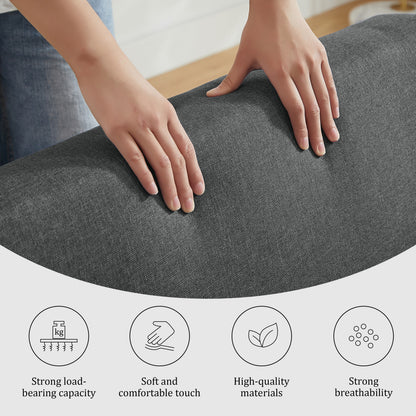 Sleeper Sofa Chair Bed, 3 In 1 Convertible Sofa Chair With Adjustable Backrest & Foldable Table & USB, Type-C, Adjustable Recliner, Armchair For Living Room Bedroom Apartment Small Space,Darkgray image 9