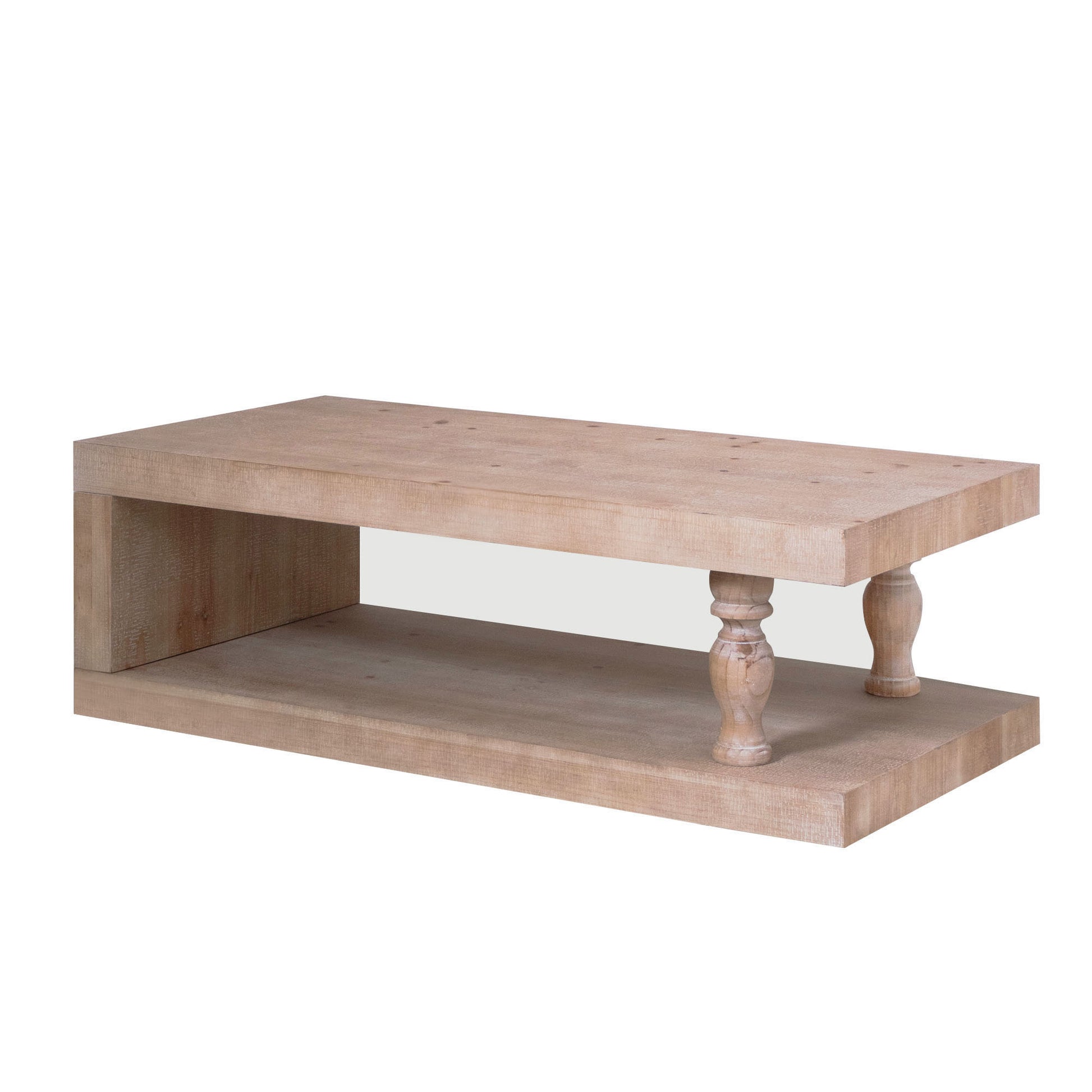 Rustic coffee table, Wood coffee table, Farmhouse coffee table, Modern rustic furniture, Coffee table with shelf, Wooden living room table image 5
