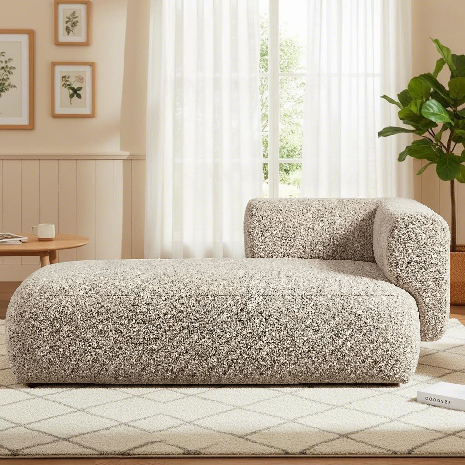 Upholstered Chaise Lounge image 1