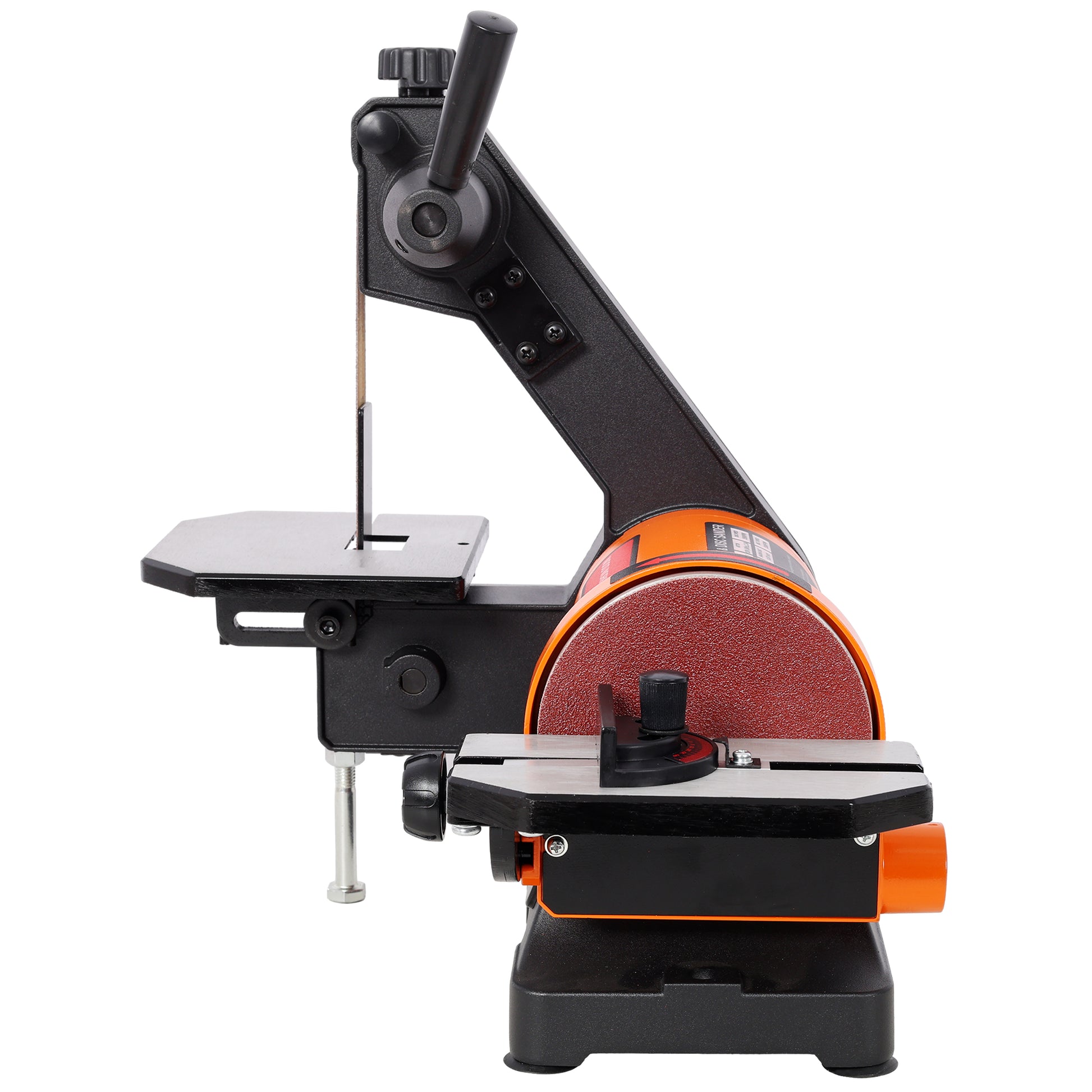 1x30 Inch Bench Belt Sander with 5 Inch Disc with Wrench Storage and Easy Belt Cover Off,Benchtop Belt Disc Sander image 6