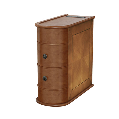 End Table with Charging Station,Sofa Side Table with Drawers, No Assembly Required(Expect Arrival Date 2025/4/16) image 12