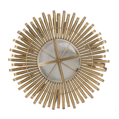 Decorative mirror sunburst gold for bedroom