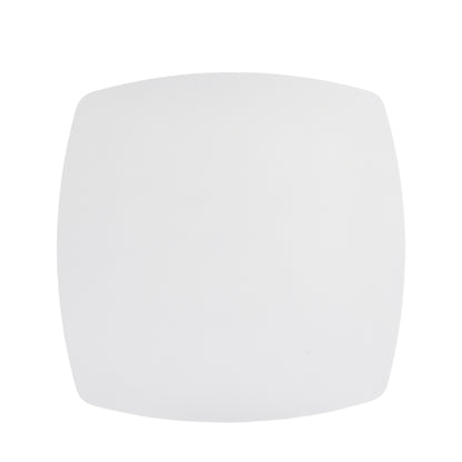 White Square Tulip Table for 2-3 Person, 24" Small Dining Table with Metal Pedestal Base, Modern Kitchen Table for Small Space, Apartment, Bistro, Cafe, Office & Living Room, Matte White MDF Top image 11