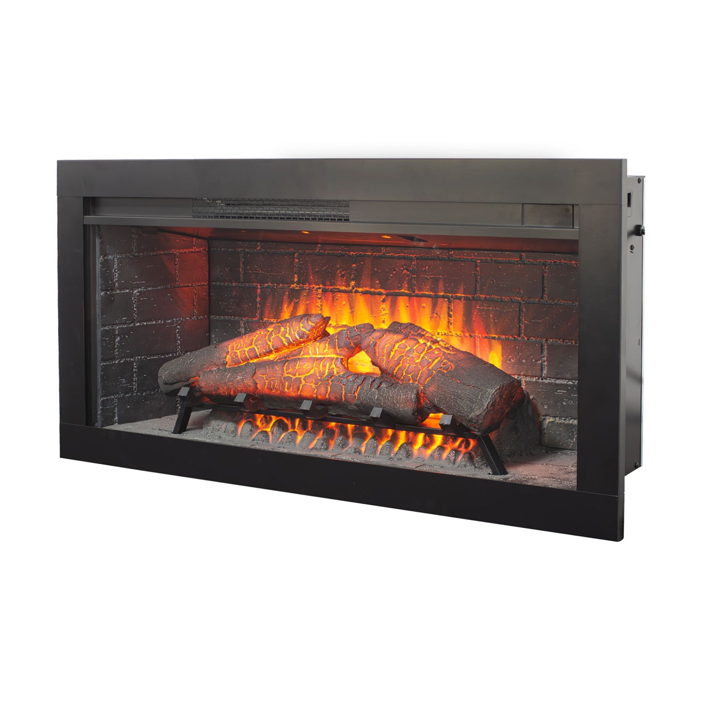36 inch Infrared Electric Fireplace with Removable Trim kit Insert, Touch Panel Home Decor Heater image 1