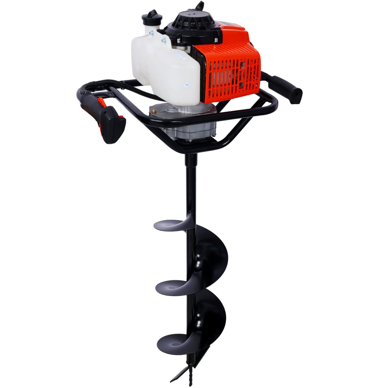 2.7HP Post Hole Digger 63cc Gas-Powered 2-Stroke Auger Digging Drill Shaft Size 3/4" ,EPA certificated with L6"+L10"+L12 image 12