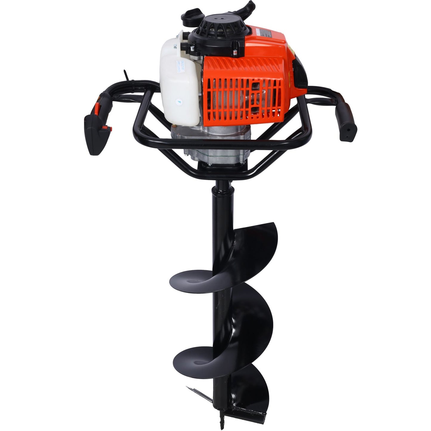 2.7HP Post Hole Digger 63cc Gas-Powered 2-Stroke Auger Digging Drill Shaft Size 3/4" ,EPA certificated with L6"+L10"+L12 image 13