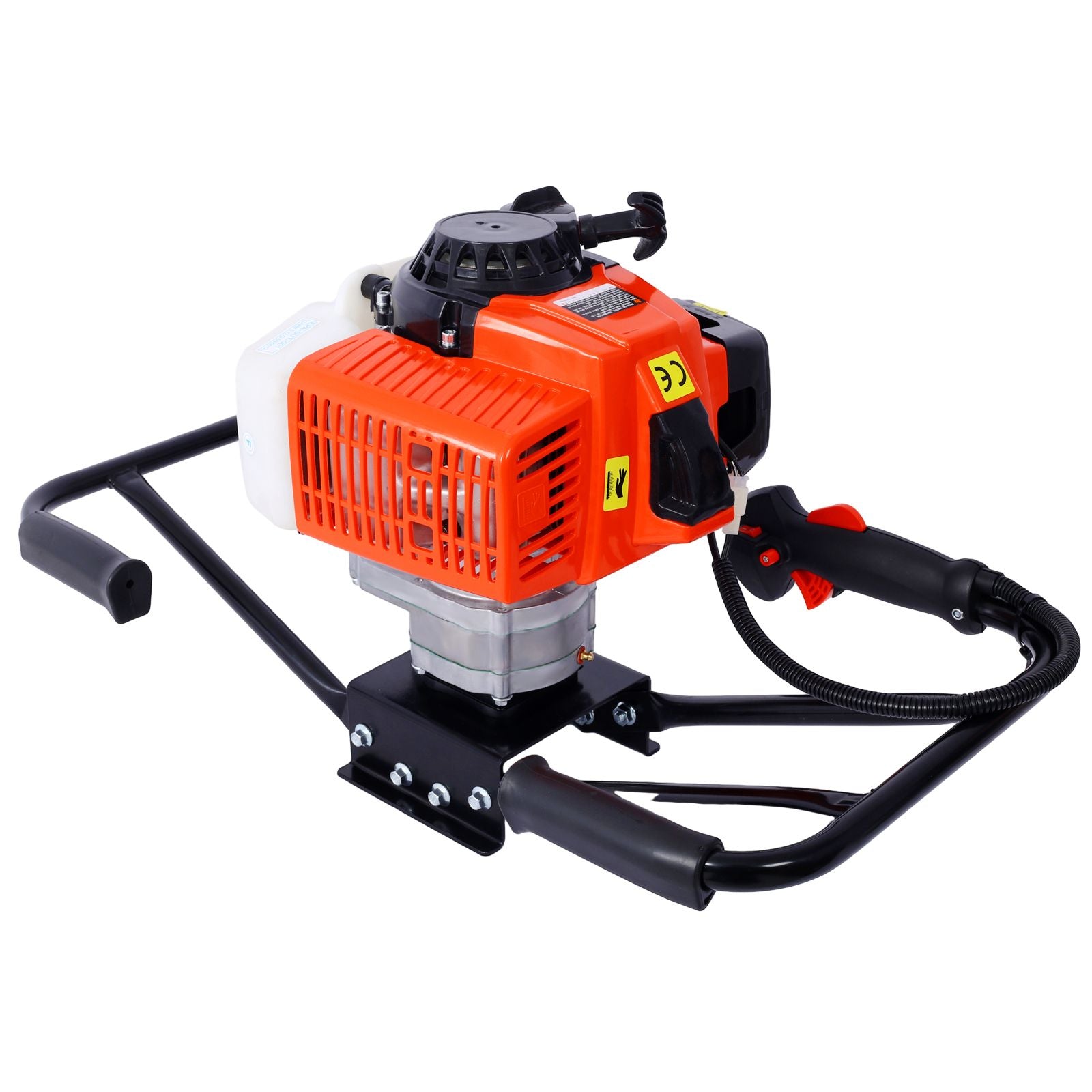 2.7HP Post Hole Digger 63cc two person handle Gas-Powered 2-Stroke Auger Digging Drill Shaft Size 3/4" (Machine Only)EPA image 20