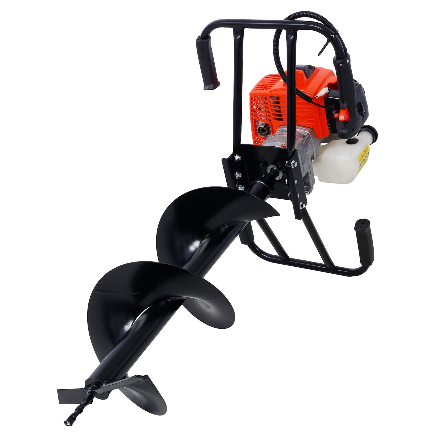 2.7HP Post Hole Digger 63cc two person handle Gas-Powered 2-Stroke Auger Digging Drill Shaft Size 3/4" (Machine Only)EPA image 7