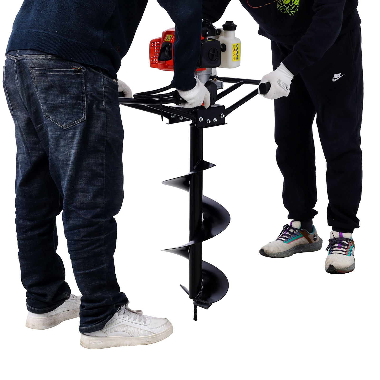 2.7HP Post Hole Digger 63cc two person handle Gas-Powered 2-Stroke Auger Digging Drill Shaft Size 3/4" (Machine Only)EPA image 5