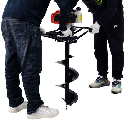 2.7HP Post Hole Digger 63cc two person handle Gas-Powered 2-Stroke Auger Digging Drill Shaft Size 3/4" (Machine Only)EPA image 5
