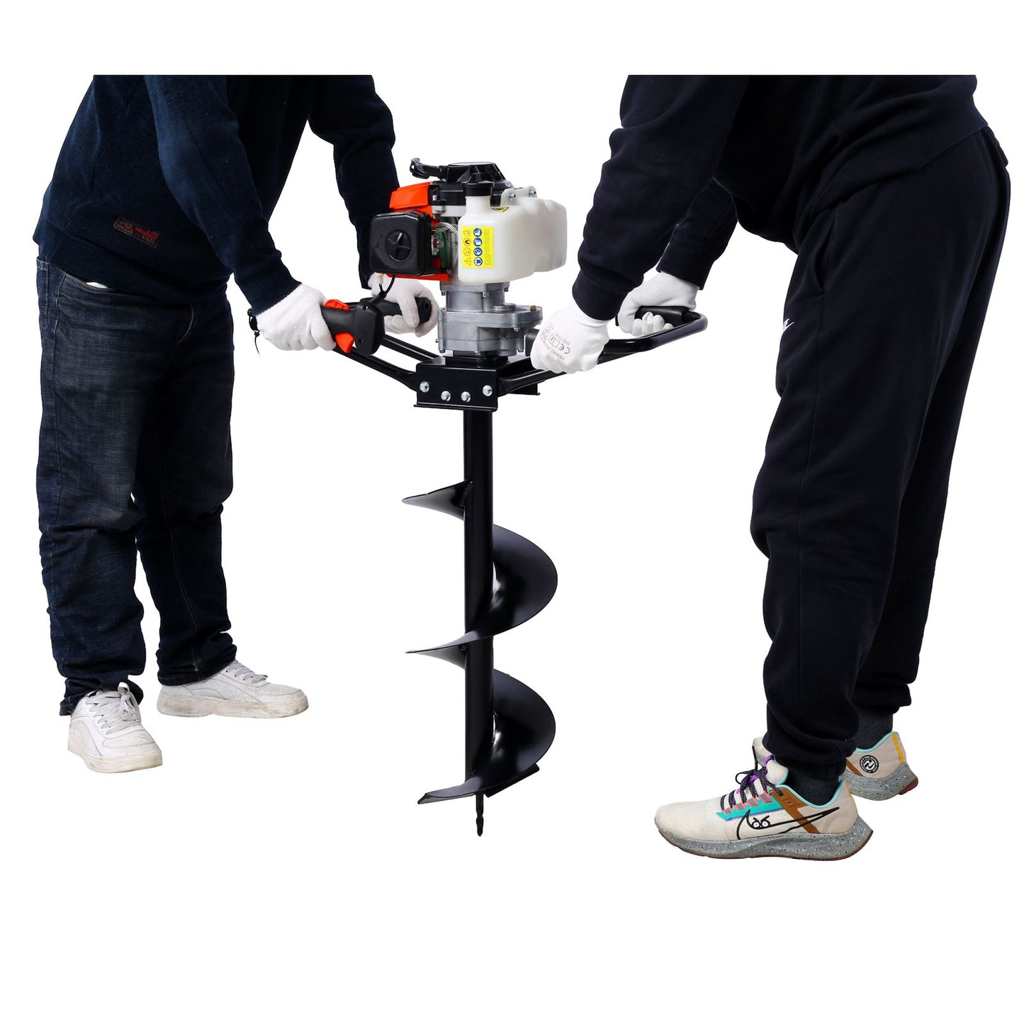 2.7HP Post Hole Digger 63cc two person handle Gas-Powered 2-Stroke Auger Digging Drill Shaft Size 3/4" (Machine Only)EPA image 8