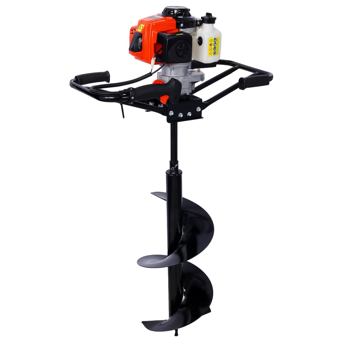 2.7HP Post Hole Digger 63cc two person handle Gas-Powered 2-Stroke Auger Digging Drill Shaft Size 3/4" (Machine Only)EPA image 6