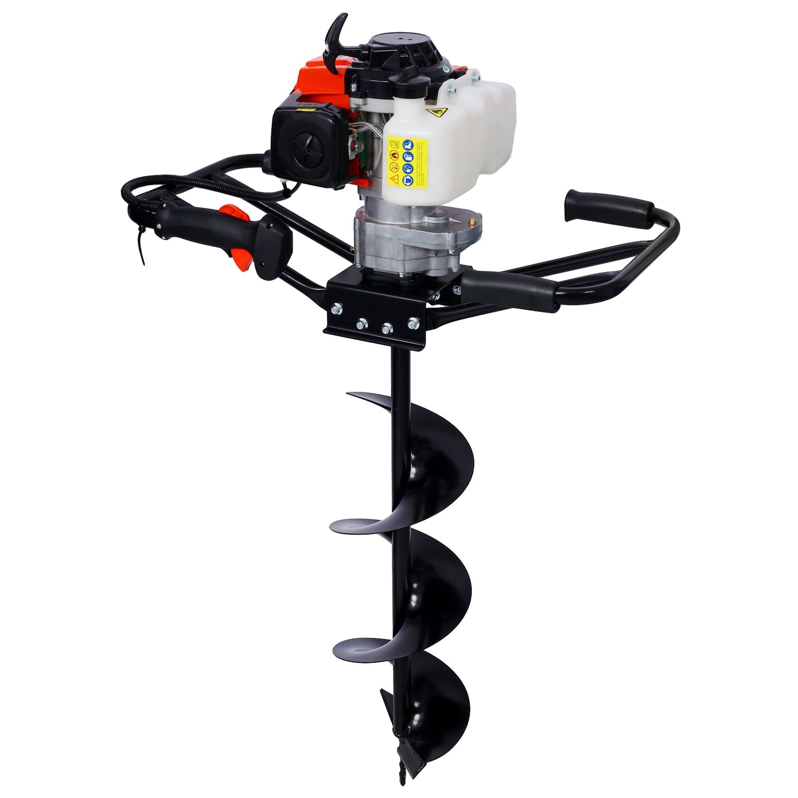2.7HP Post Hole Digger 63cc two person handle Gas-Powered 2-Stroke Auger Digging Drill Shaft Size 3/4" (Machine Only)EPA image 10