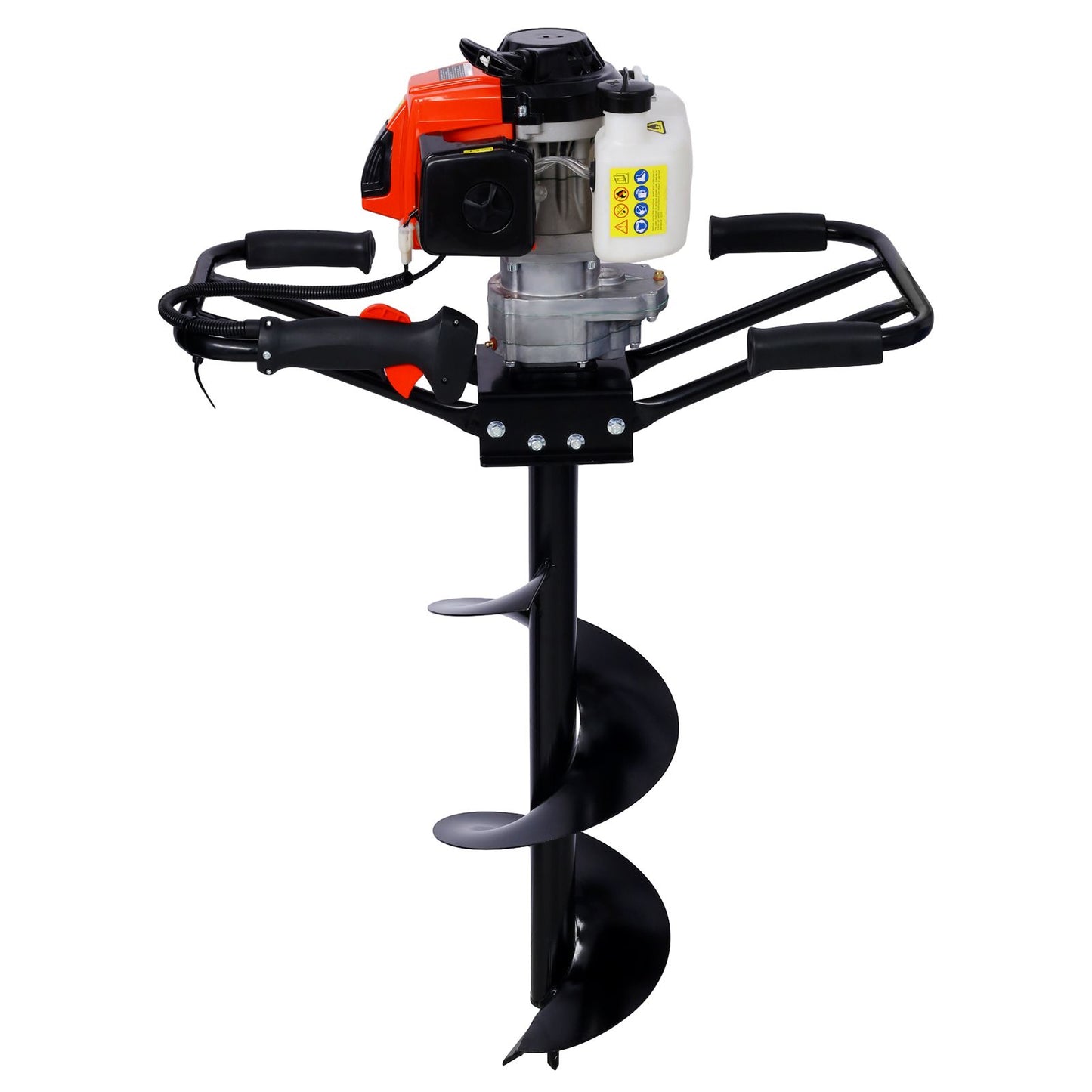 2.7HP Post Hole Digger 63cc two person handle Gas-Powered 2-Stroke Auger Digging Drill Shaft Size 3/4" (Machine Only)EPA image 14