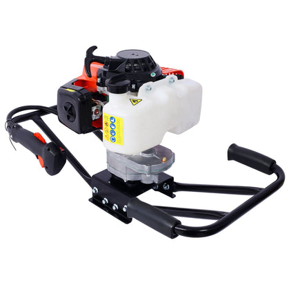 2.7HP Post Hole Digger 63cc two person handle Gas-Powered 2-Stroke Auger Digging Drill Shaft Size 3/4" (Machine Only)EPA image 16