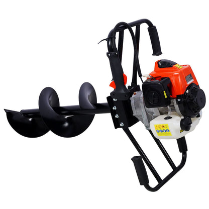 2.7HP Post Hole Digger 63cc two person handle Gas-Powered 2-Stroke Auger Digging Drill Shaft Size 3/4" (Machine Only)EPA image 11
