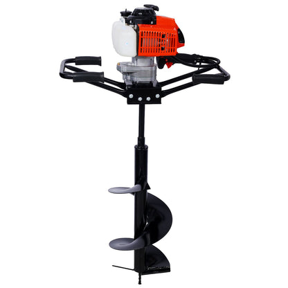 2.7HP Post Hole Digger 63cc two person handle Gas-Powered 2-Stroke Auger Digging Drill Shaft Size 3/4" (Machine Only)EPA image 3
